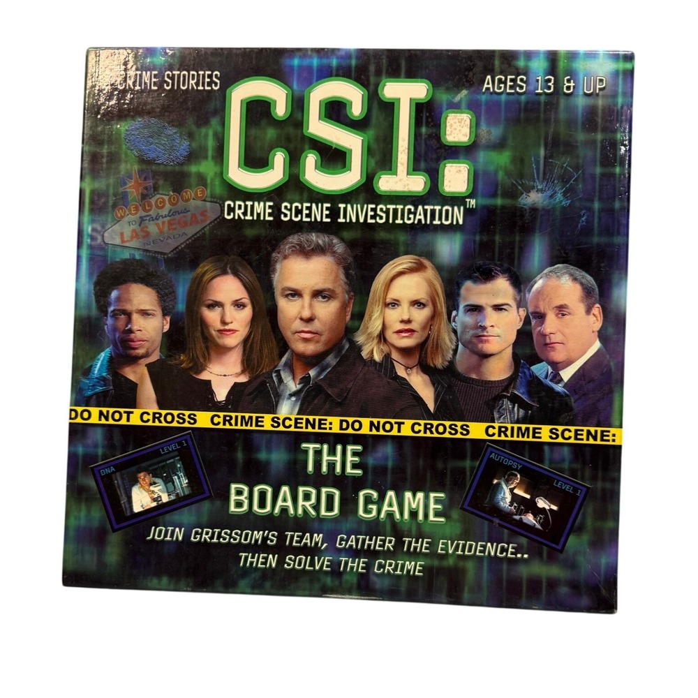 CSI The Board Game Multi 8 Crime Stories Mystery Night Dinner Party Forensic